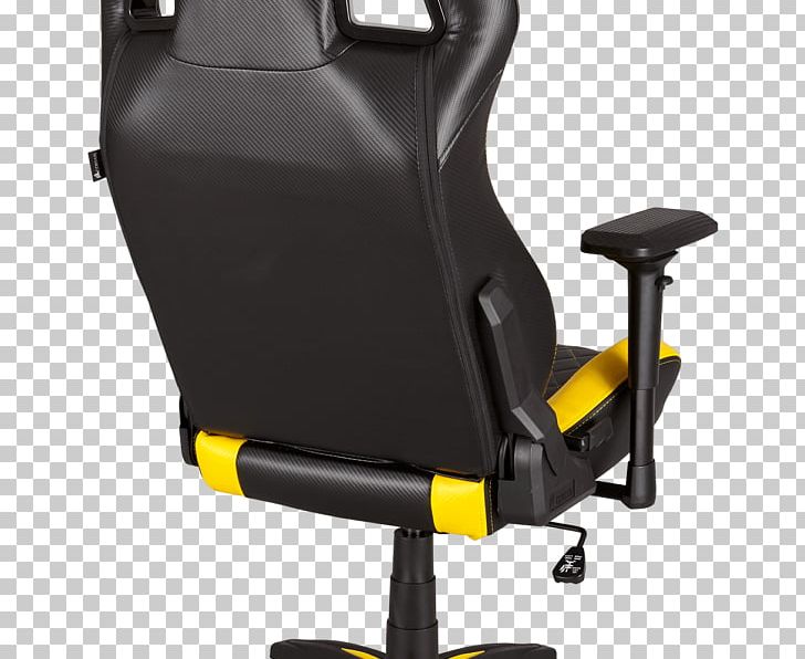 Gaming Chair Corsair Components Video Game Racing PNG, Clipart, Angle, Armrest, Black, Car Seat Cover, Chair Free PNG Download