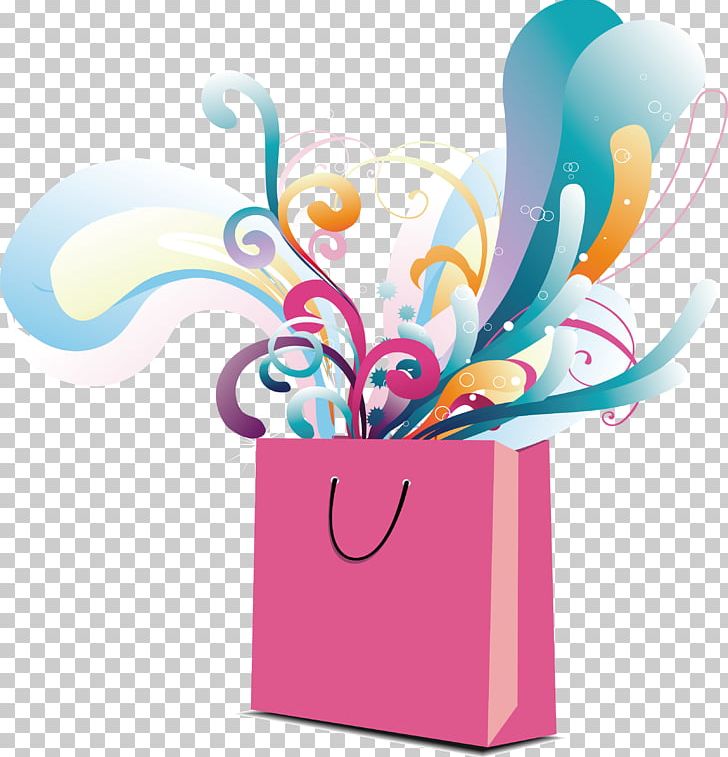 Pink Shopping Bag Vector Hd PNG Images, Pink Shopping Bag, Pink, Shopping, Bag  PNG Image For Free Download