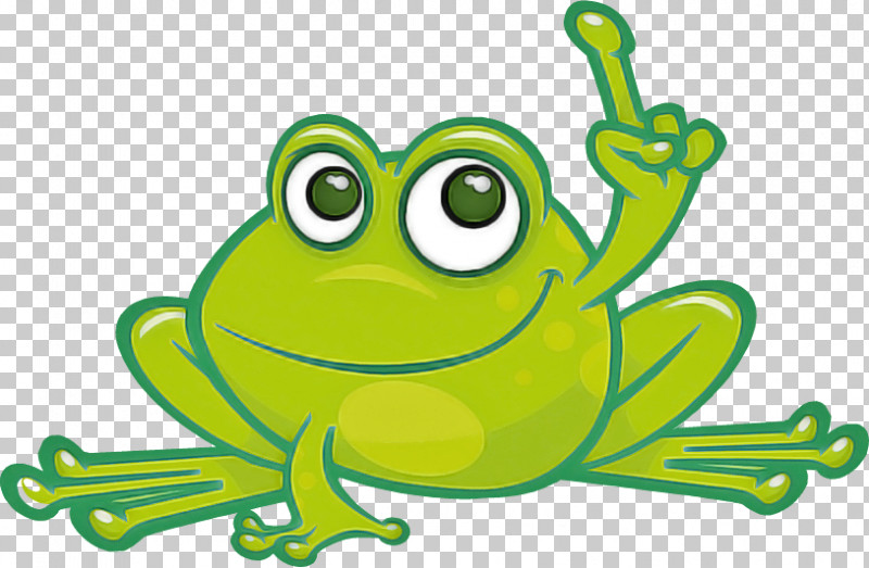Green True Frog Hyla Tree Frog Cartoon PNG, Clipart, Cartoon, Frog, Green, Hyla, Shrub Frog Free PNG Download