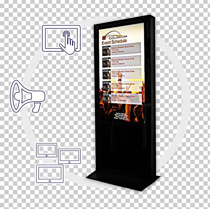 Digital Signs Signage Interactive Kiosks Advertising Television PNG, Clipart, Advertising, Communication, Digital Signs, Display Advertising, Display Device Free PNG Download