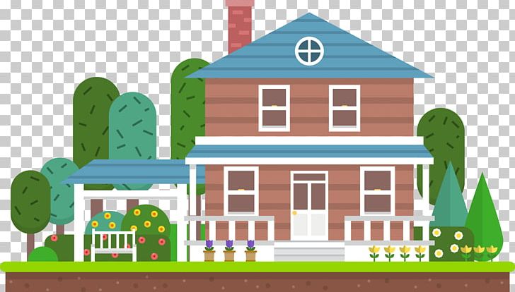 2-storey Private Residential PNG, Clipart, Building, Cartoon, Design, Elevation, Flowers Free PNG Download