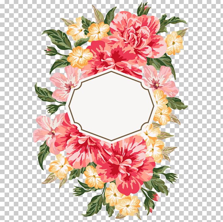 Hand Painted Watercolor Flower Borders PNG, Clipart, Border, Border