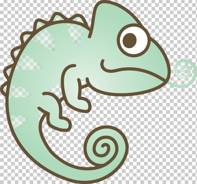 Green Aqua Turquoise Cartoon Chameleon PNG, Clipart, Aqua, Cartoon, Cartoon Chameleon, Chameleon, Cute Chameleon Free PNG Download