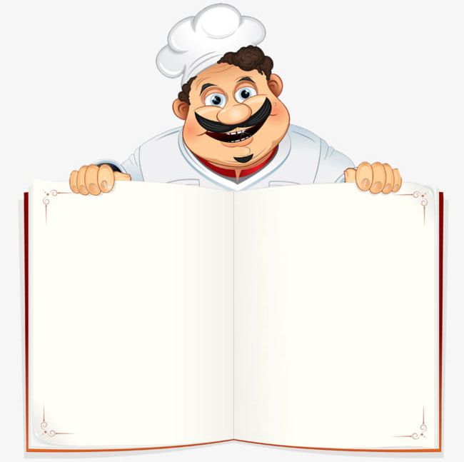 Hand-painted Cartoon Chef PNG, Clipart, Advertisement, Backgrounds, Billboard, Blank, Book Free PNG Download