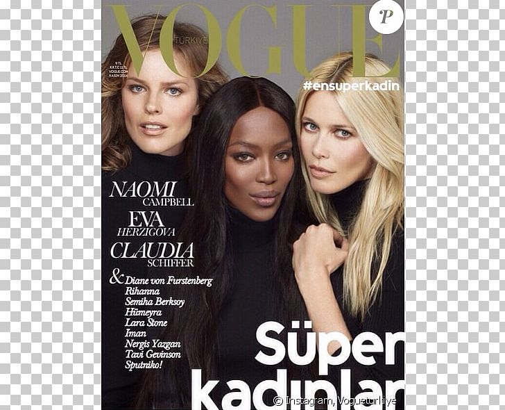Naomi Campbell Eva Herzigová Claudia Schiffer Vogue Model PNG, Clipart, Beauty, Blond, Brown Hair, Claudia Schiffer, Fashion Free PNG Download