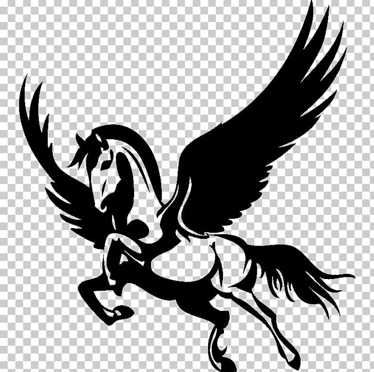Horse Sticker Drawing Gallop Pegasus PNG, Clipart, Animals, Art, Beak, Bird, Bird Of Prey Free PNG Download