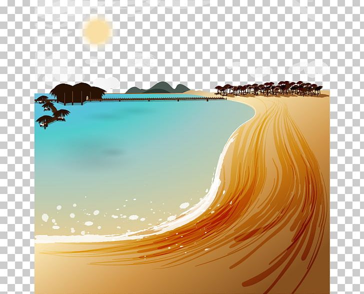 Sandy Beach Illustration PNG, Clipart, Beach, Beaches, Beach Party, Beach Vector, Beautiful Free PNG Download