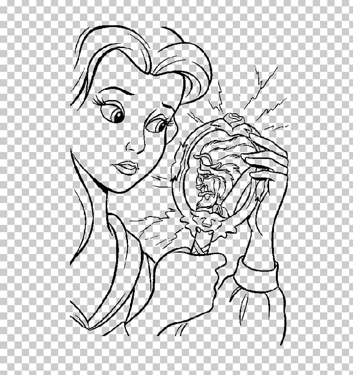 Belle Beauty And The Beast Aurora Coloring Book PNG, Clipart, Adult, Arm, Art, Artwork, Aurora Free PNG Download