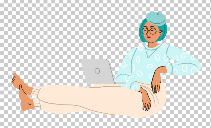Relaxing Lady Woman PNG, Clipart, Biology, Cartoon, Girl, Glove, Hm Free PNG Download