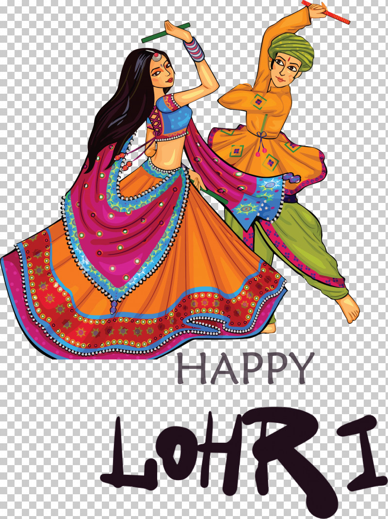 Happy Lohri PNG, Clipart, Dandiya Raas, Festival, Folk Dance, Garba, Happy Lohri Free PNG Download