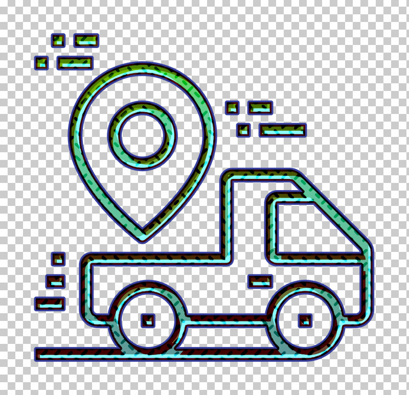 Truck Icon Maps And Location Icon Navigation Icon PNG, Clipart, Line, Maps And Location Icon, Navigation Icon, Symbol, Text Free PNG Download