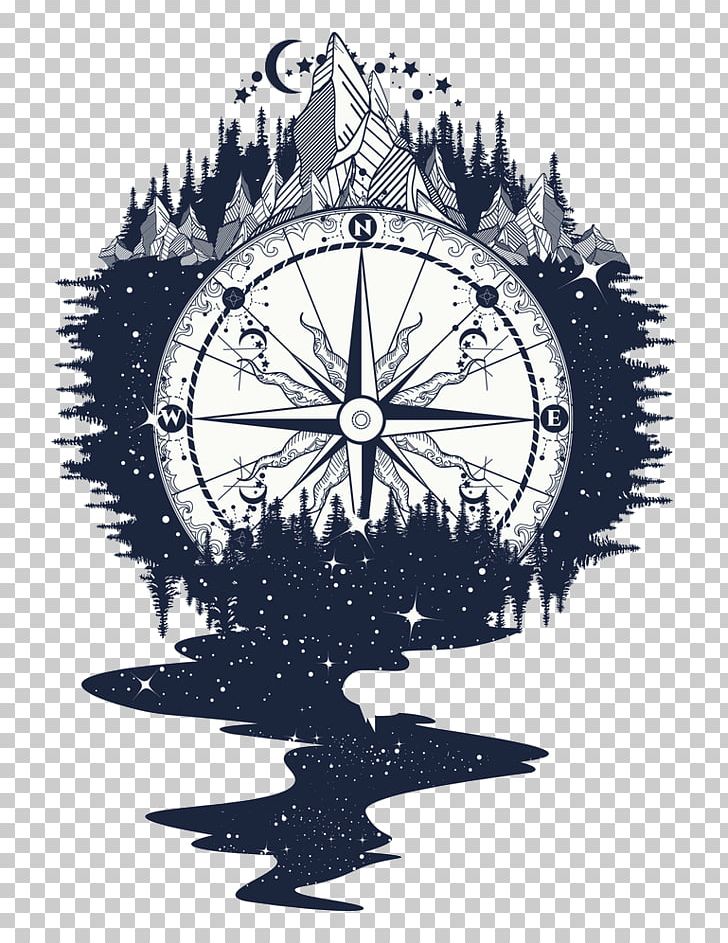 Compass Rose Art PNG, Clipart, Art, Black And White, Compass, Compass Rose, Royaltyfree Free PNG Download