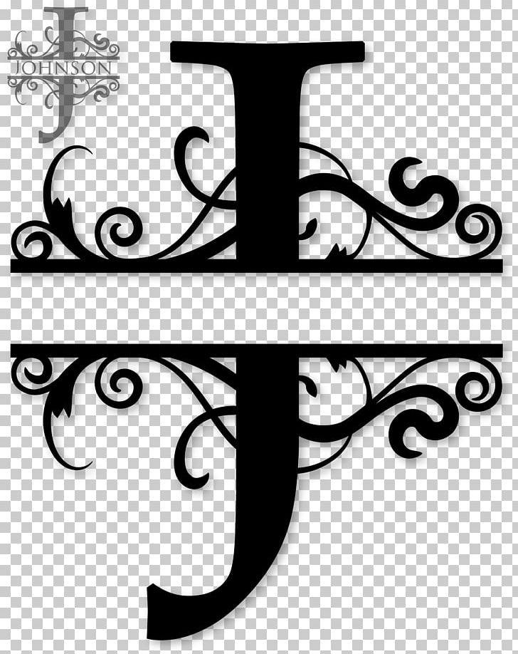 Monogram Letter PNG, Clipart, Alphabet, Black And White, Calligraphy, Decal, Graphic Design Free PNG Download