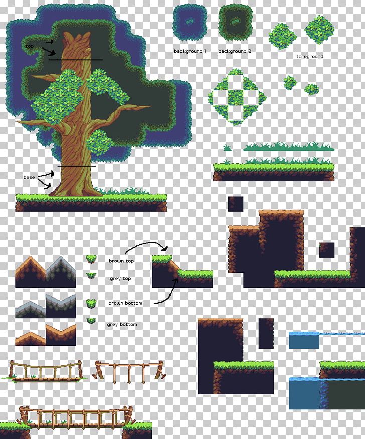 Pixel Art Tile-based Video Game PNG, Clipart, 2d Computer Graphics, Art, Game, Indie Game, Jungle Free PNG Download