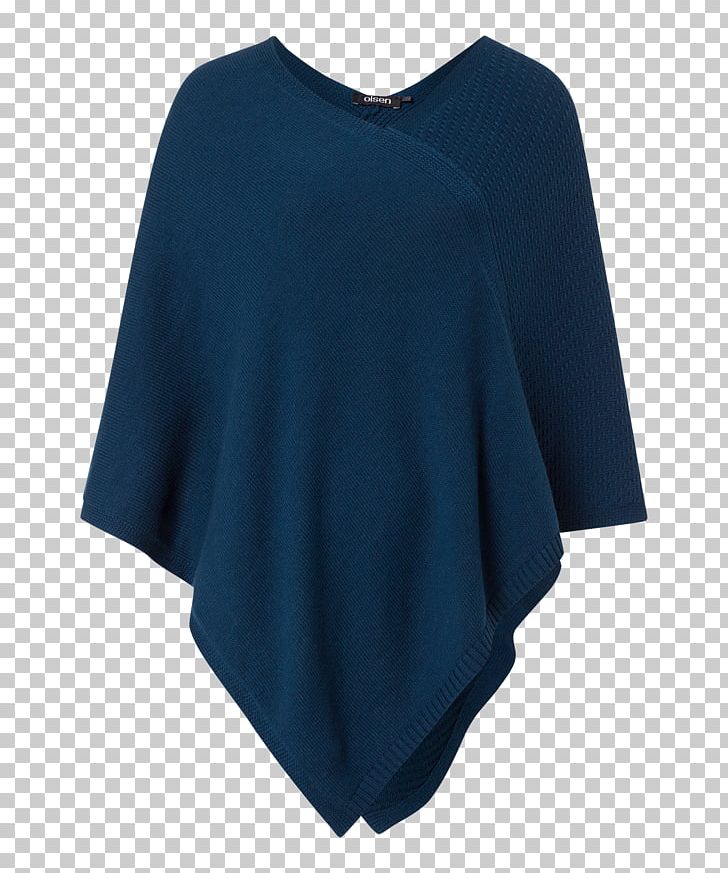 Sleeve Shoulder Poncho Shirt PNG, Clipart, Active Shirt, Blue, Clothing, Cobalt Blue, Electric Blue Free PNG Download