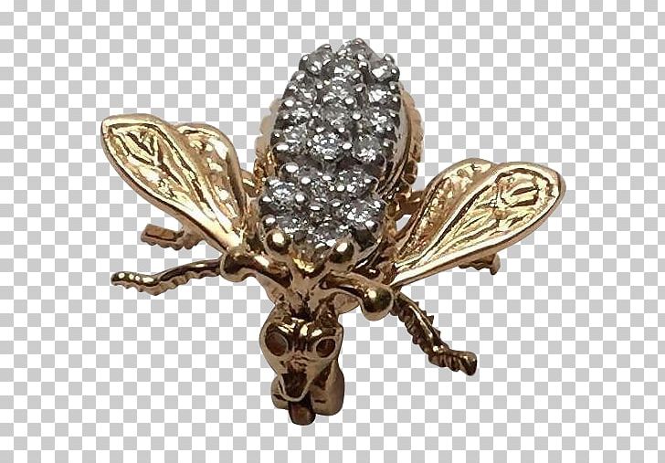 Brooch Diamond Jewellery Gold Ruby PNG, Clipart, Bee, Bombyliidae, Brooch, Collectable, Colored Gold Free PNG Download