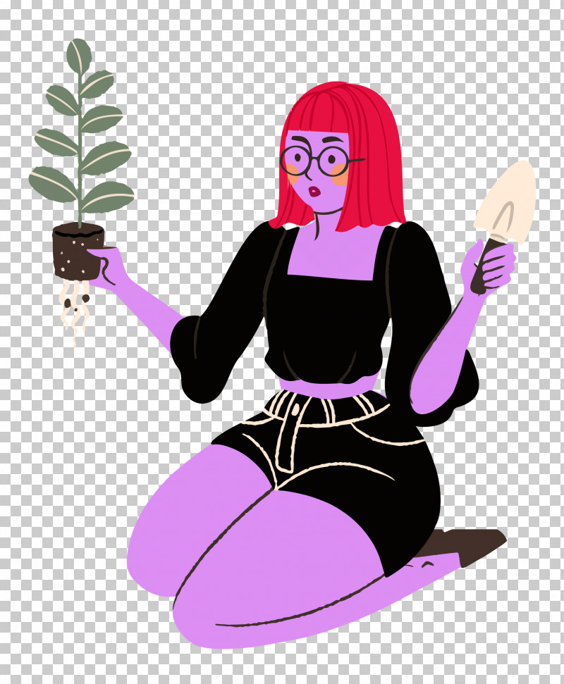 Planting Woman Garden PNG, Clipart, Cartoon, Character, Garden, Lady, Planting Free PNG Download