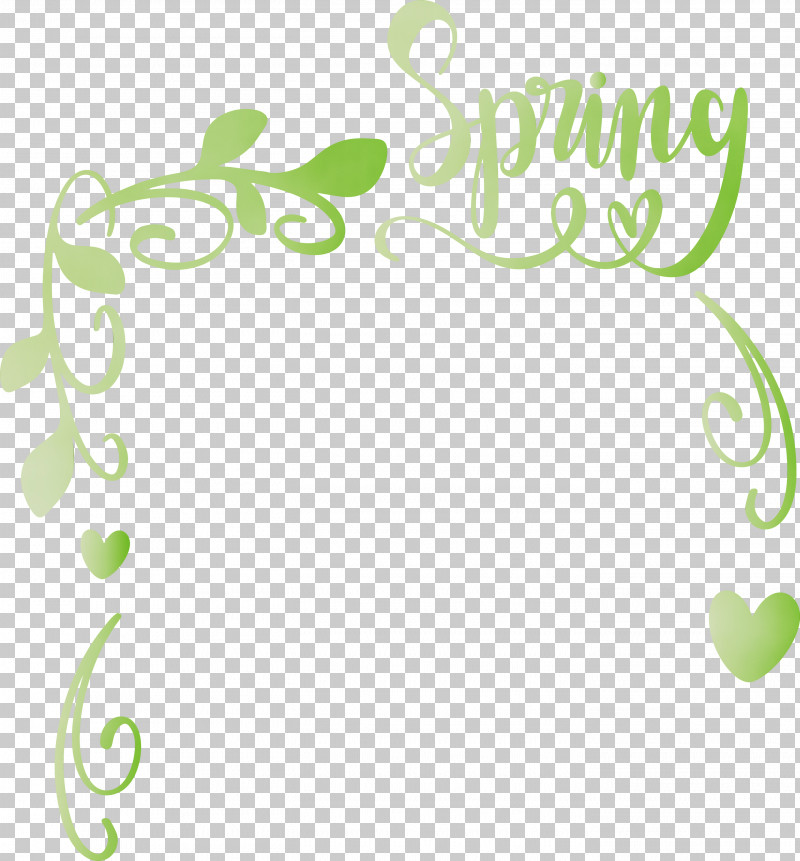 Green Text Leaf Font Plant PNG, Clipart, Green, Hello Spring, Leaf, Paint, Plant Free PNG Download