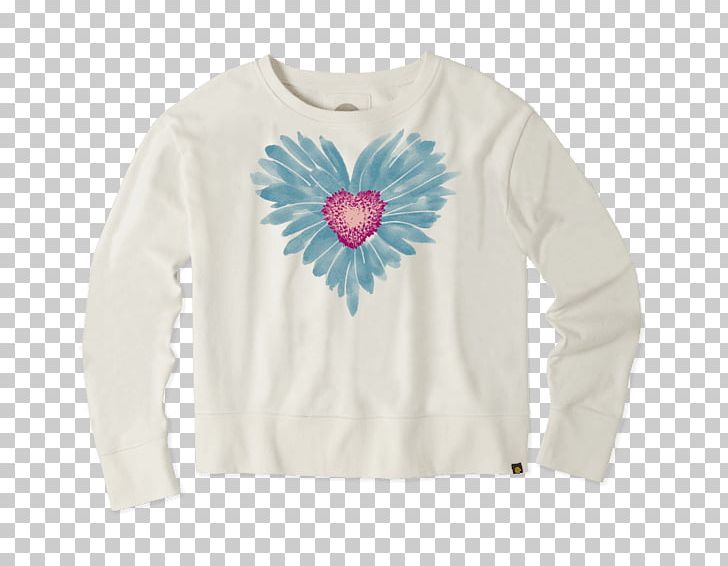 Long-sleeved T-shirt Watercolor Painting Common Daisy PNG, Clipart, Bluza, Clothing, Common Daisy, Hoodie, Life Is Good Free PNG Download