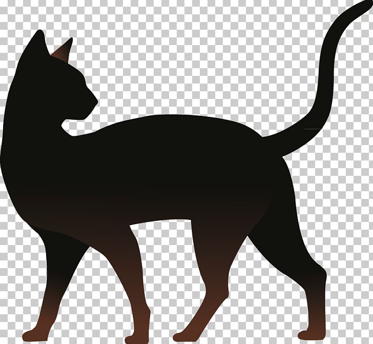 Cat Silhouette Kitten PNG, Clipart, Animal, Animal Silhouettes, Black, Black And White, Black Cat Free PNG Download
