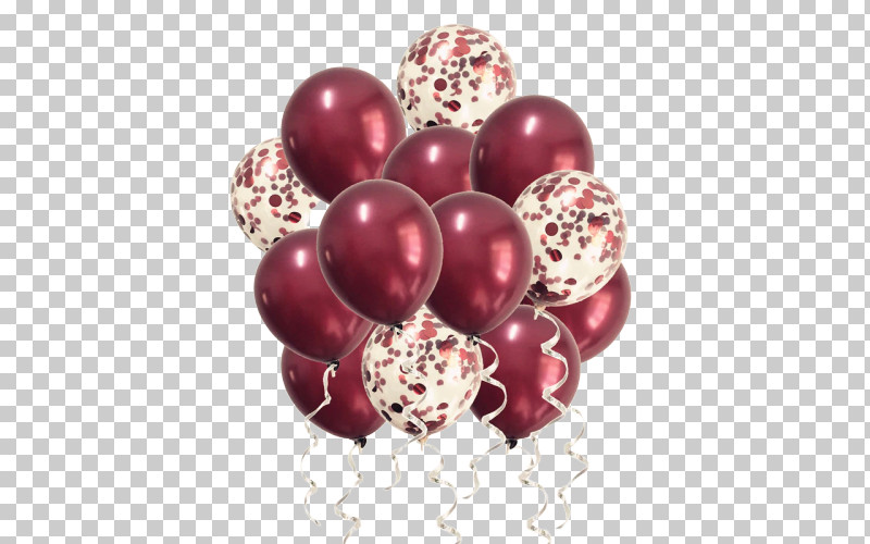 Happy Birthday Balloons PNG, Clipart, Balloon, Birthday, Burgundy, Confetti, Gold Free PNG Download