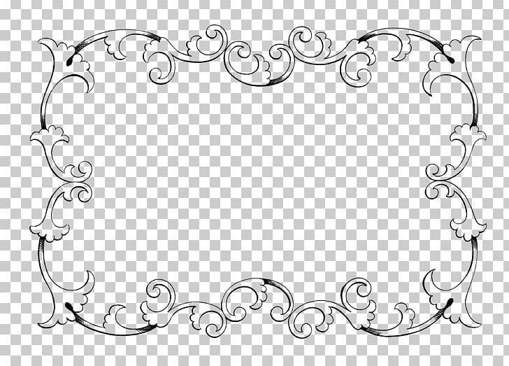 Frame Ornament PNG, Clipart, Area, Art, Black And White, Body Jewelry, Circle Free PNG Download