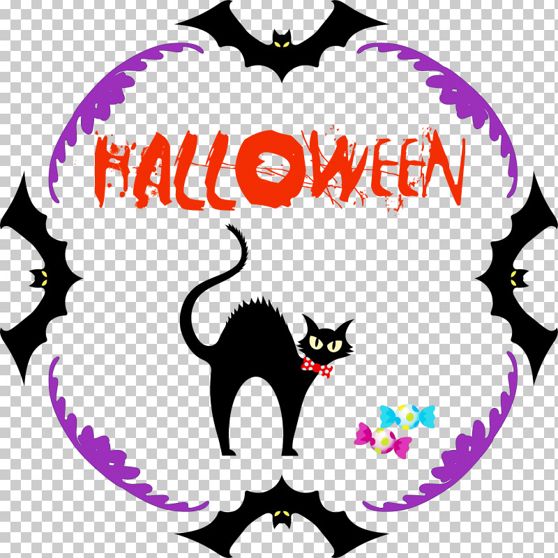 Halloween PNG, Clipart, Cat, Character, Halloween, Logo, M Free PNG Download