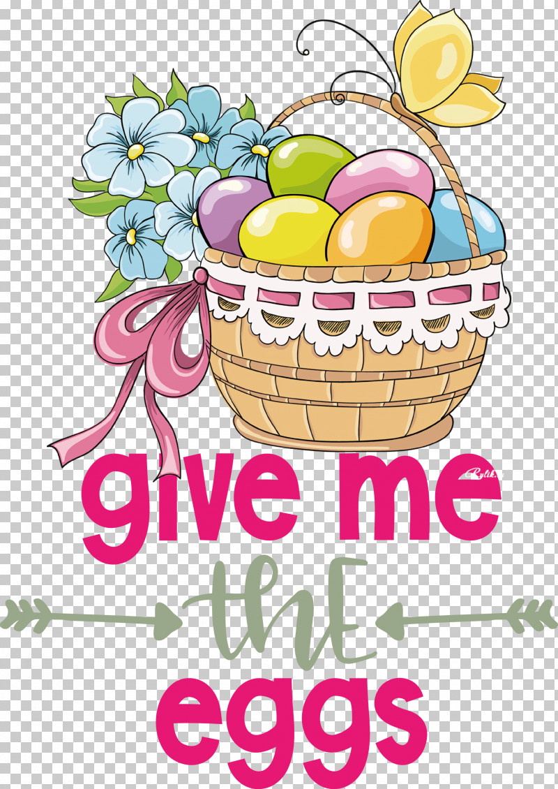Give Me The Eggs Easter Day Happy Easter PNG, Clipart, Basket, Cartoon, Drawing, Easter Day, Happy Easter Free PNG Download