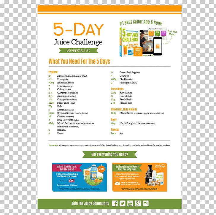 5lbs In 5 Days: The Juice Detox Diet 5-Day Juice Challenge 7-Day Juice Challenge PNG, Clipart, 5 A Day, Advertising, Area, Brand, Detoxification Free PNG Download
