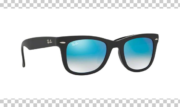 Ray-Ban Wayfarer Folding Flash Sunglasses Goggles PNG, Clipart, Aqua, Azure, Black, Blue, Brand Free PNG Download