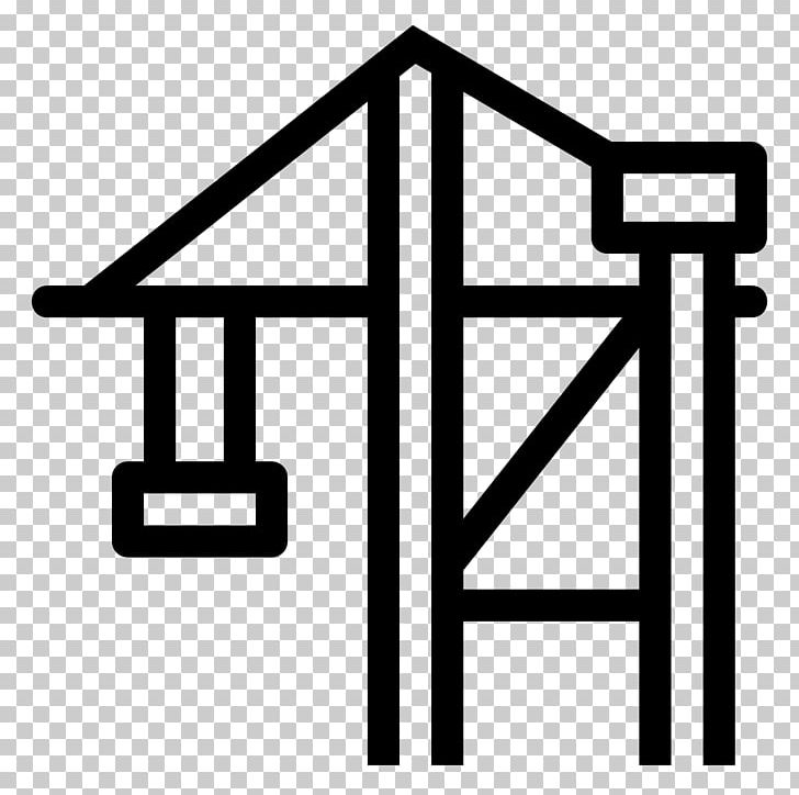 Computer Icons Rubber Tyred Gantry Crane Architectural Engineering PNG, Clipart, Angle, Architectural Engineering, Area, Black And White, Computer Icons Free PNG Download