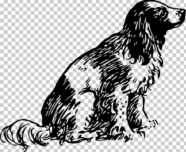 Dog Breed English Cocker Spaniel Puppy PNG, Clipart, Animals, Black And White, Carnivoran, Companion Dog, Dog Free PNG Download