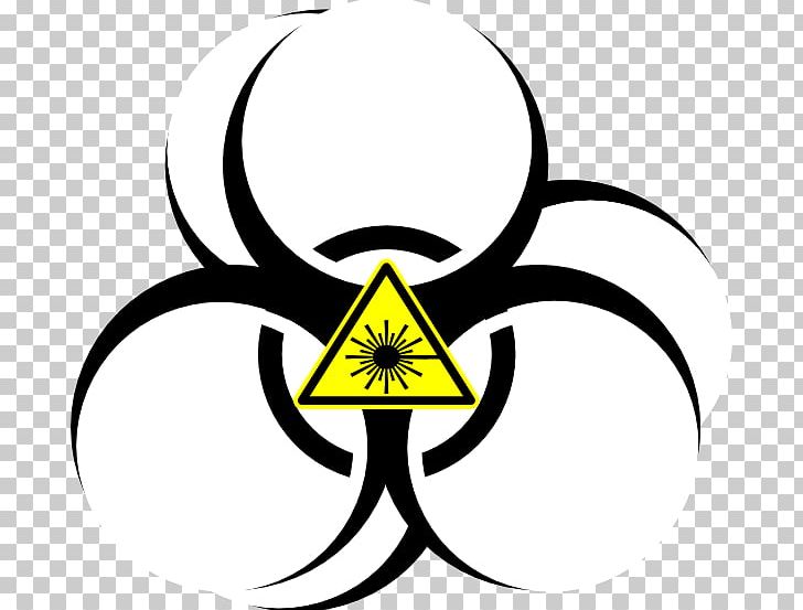 Biological Hazard Symbol PNG, Clipart, Artwork, Biological Hazard, Biology, Black And White, Circle Free PNG Download
