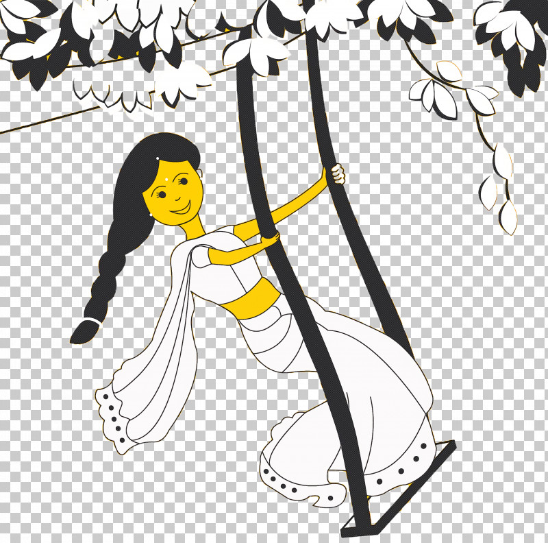 Teej Hartalika Teej Monsoon Festival PNG, Clipart, Cartoon, Drawing, Festival, Hartalika Teej, Line Art Free PNG Download