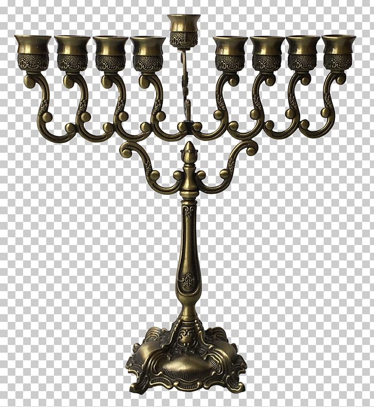 Menorah Hanukkah Mezuzah Gift Jewish Ceremonial Art PNG, Clipart, Brass, Candle, Candle Holder, Dreidel, Gift Free PNG Download