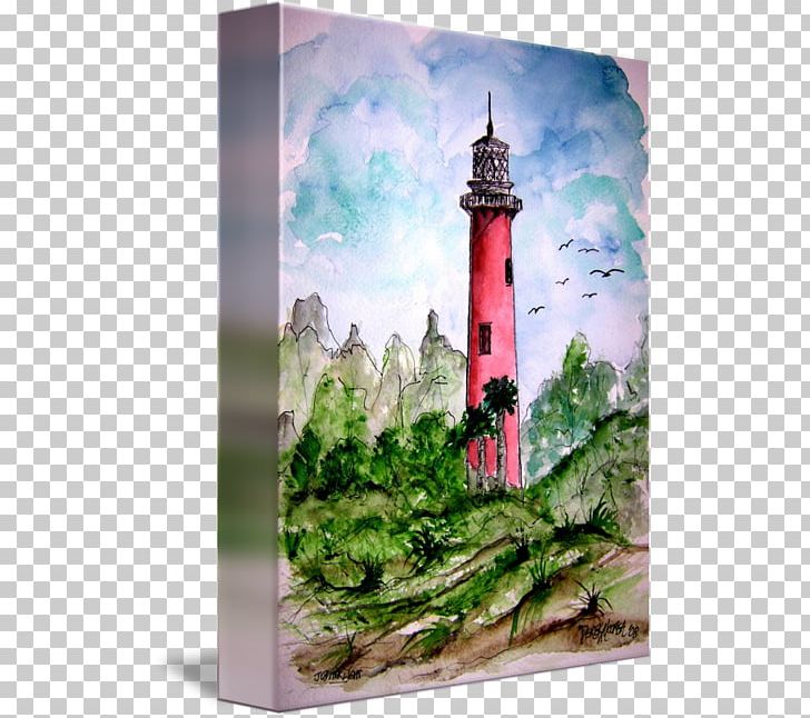 Jupiter Lighthouse Painting Gallery Wrap Canvas PNG, Clipart, Art, Canvas, Collectable, Florida, Gallery Wrap Free PNG Download