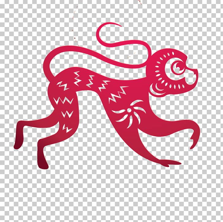 Monkey Chinese New Year Papercutting PNG, Clipart, Ali New Years Day, Animals, Art, Cartoon, Cartoon Monkey Free PNG Download