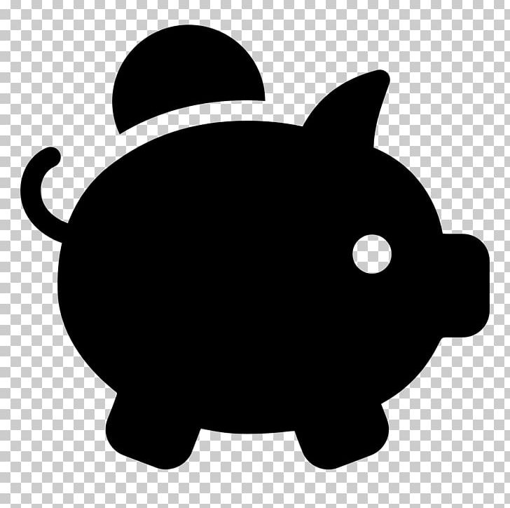 Piggy Bank Computer Icons Money Coin PNG, Clipart, Bank, Black, Black And White, Carnivoran, Cashbox Free PNG Download