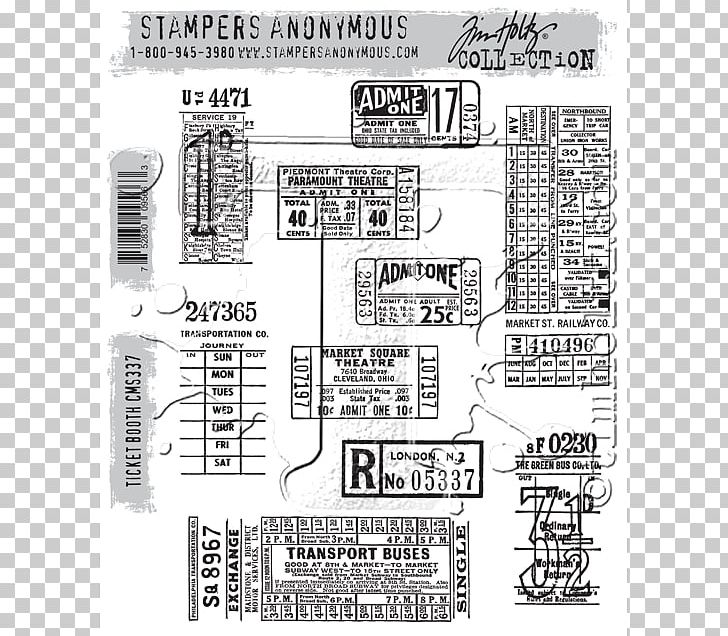 Rubber Stamp Postage Stamps Ticket Sizzix Stampers Anonymous PNG, Clipart, Adhesive, Area, Art, Black And White, Box Office Free PNG Download