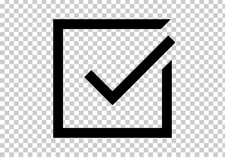 Checkbox Check Mark Computer Icons PNG, Clipart, Angle, Area, Black, Black And White, Brand Free PNG Download