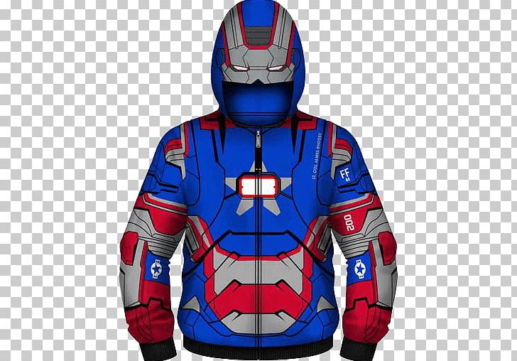 Hoodie T-shirt Spider-Man Iron Man Ben Reilly PNG, Clipart, Baseball Equipment, Blue, Electric Blue, Fictional Character, Hoodie Free PNG Download