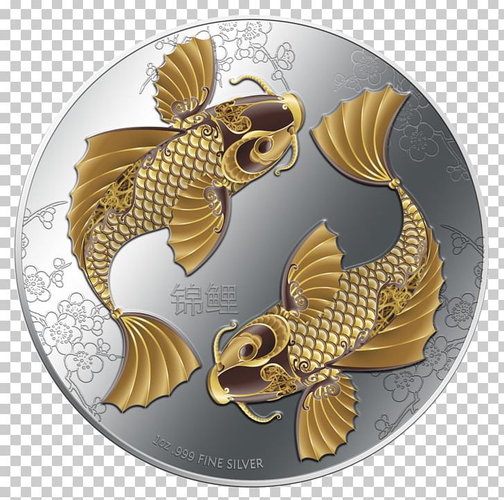 Koi Feng Shui New Zealand Mint Silver PNG, Clipart, Ancient Chinese Coinage, Australian Lunar, Carp, Coin, Common Carp Free PNG Download