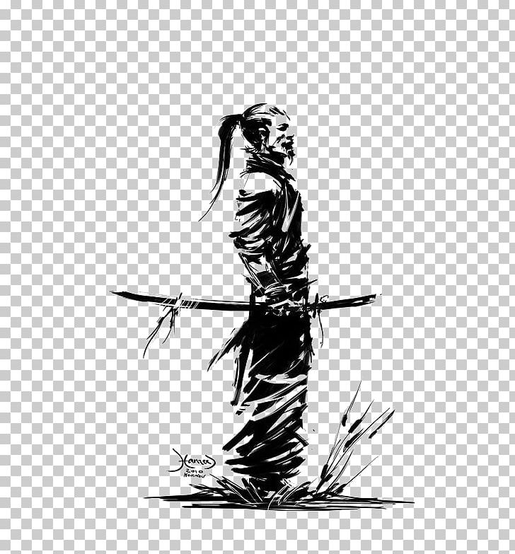 Samurai Drawing Art Warrior Katana PNG, Clipart, Black, Cartoon Knight, Chinese Style, Deviantart, Fictional Character Free PNG Download