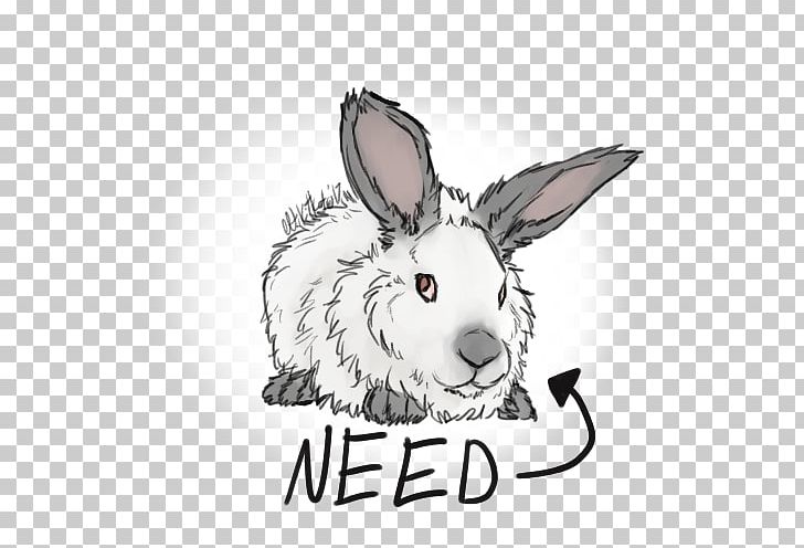 Domestic Rabbit Hare Whiskers Fauna PNG, Clipart, Animals, Black And White, Domestic Rabbit, Drawing, Fauna Free PNG Download