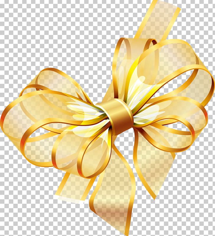 Ribbon Gold PNG, Clipart, Beautiful Vector, Beauty, Beauty Salon, Bow, Bow Tie Free PNG Download