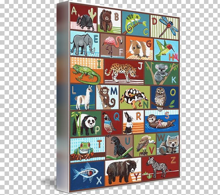 Gallery Wrap Alphabet Canvas Collage Art PNG, Clipart, Alphabet, Animal, Animal Alphabet, Animated Cartoon, Art Free PNG Download