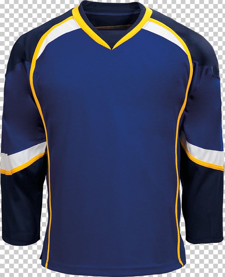 T-shirt Hockey Jersey Clothing PNG, Clipart, Active Shirt, Adidas, Blue, Clothing, Cobalt Blue Free PNG Download