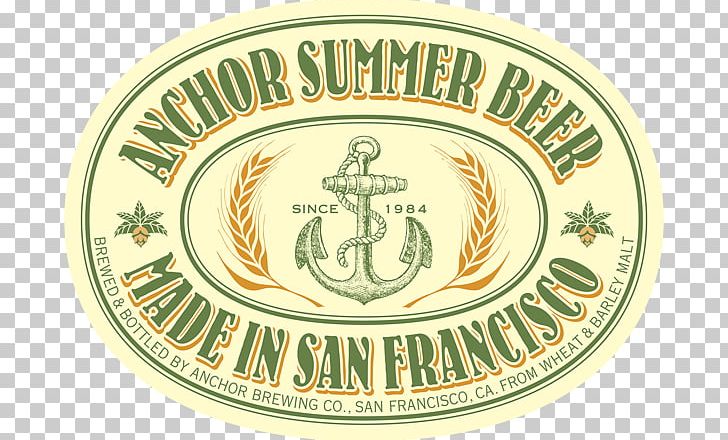 Steam Beer Anchor Brewing Company India Pale Ale Brewery PNG, Clipart, Alcohol By Volume, Alcoholic Drink, Anchor Brewing Company, Badge, Beer Free PNG Download
