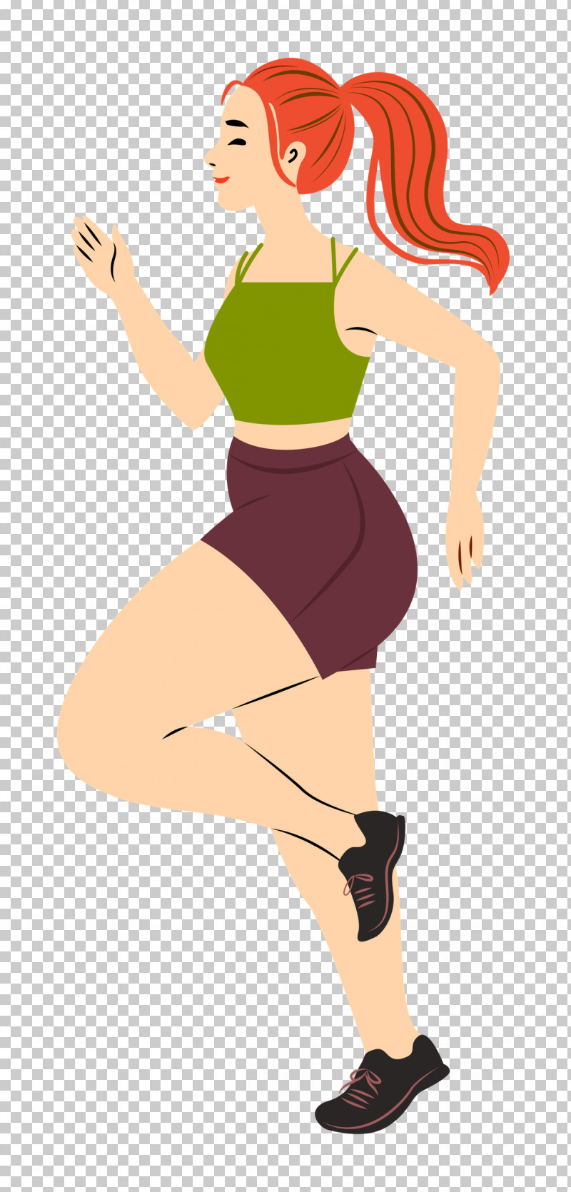 Running Sport Girl PNG, Clipart, Cartoon, Character, Clothing, Girl, Human Body Free PNG Download