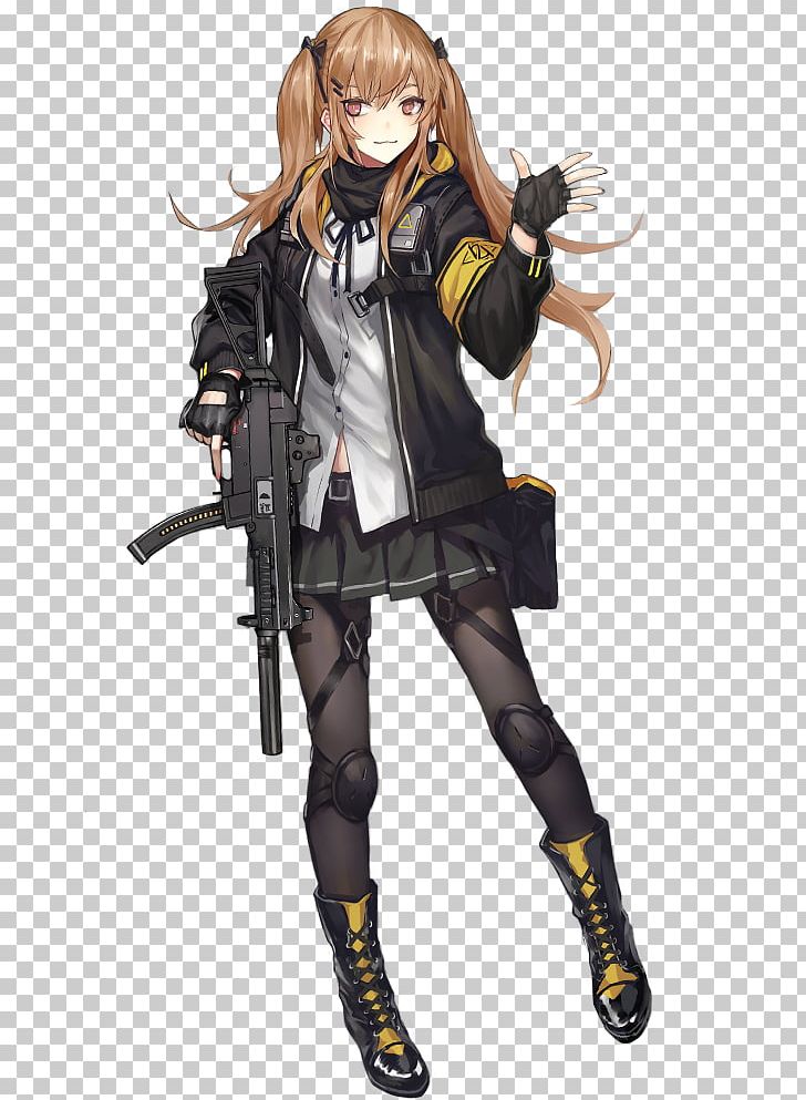 Girls' Frontline Heckler & Koch UMP Submachine Gun Assault Rifle PNG, Clipart, 45 Acp, Action Figure, Amp, Anime, Assault Rifle Free PNG Download